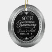 60周年結婚 セラミックオーナメント (左)