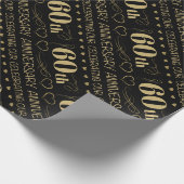 60周年結婚 ラッピングペーパー (角)