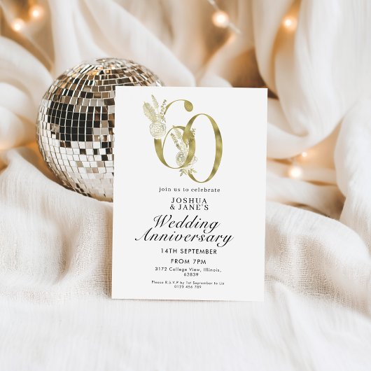 60周年結婚 招待状