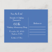 60周年記念のお知らせを保存 案内ポストカード (裏面)