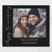 60周年記念のスクリプエレガントト写真 ビールラベル (シングルラベル)