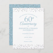 60周年記念の愛のハートを保存 案内ポストカード (正面/裏面)