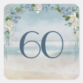 60周年記念の航海ネットとアーチ スクエアシール (正面)