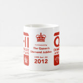 60周年記念の記念するマグ コーヒーマグカップ (中央)