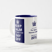 60周年記念の記念するマグ ツートーンマグカップ (正面左)