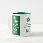 60周年記念の記念するマグ ツートーンマグカップ (正面左)