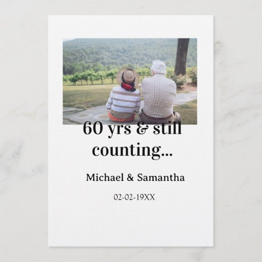 60周年記念まだ続く写真名データ 招待状 (正面)