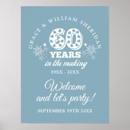 60周年記念ウェルカムサイン作り ポスター