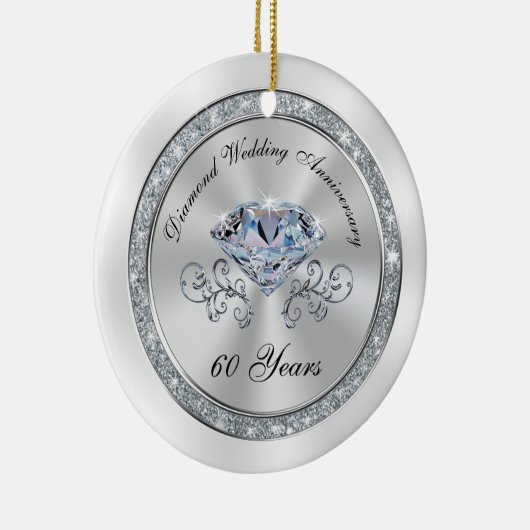 60周年記念オーナメントの買BULKまたはONE セラミックオーナメント (右)