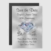 60周年記念カスタムセーブザデートマグネット (正面/裏面)