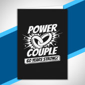 60周年記念カップル結婚した60年の強さ カード