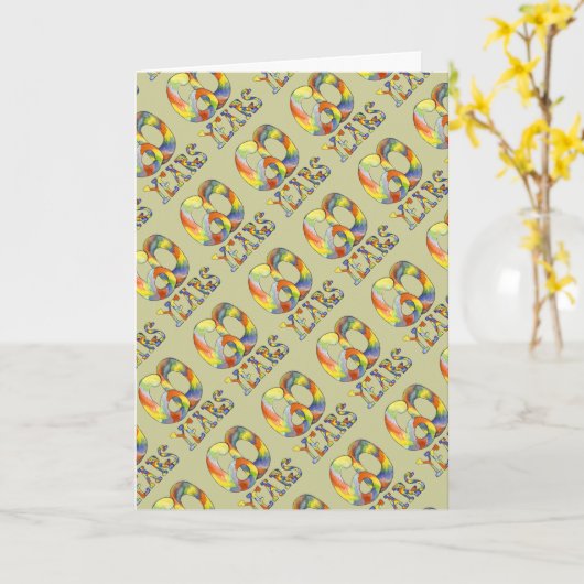 60周年記念カード カード (黄色い花)