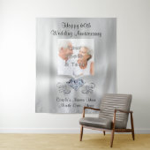 60周年記念ギフト、パーティーの壁掛けタペストリー装飾 タペストリー (インサイチュ)