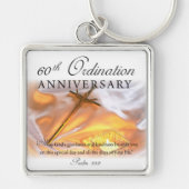 60周年記念クロスキャンドル キーホルダー (正面)