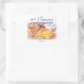 60周年記念クロスキャンドル 長方形シール (バッグ)