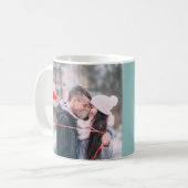 60周年記念ダイヤモンドカスタムハート写真 コーヒーマグカップ (正面左)