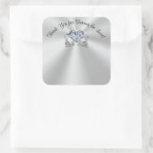 60周年記念ダイヤモンドネームタグシール スクエアシール (バッグ)