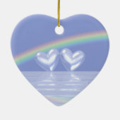 60周年記念ダイヤモンドハート セラミックオーナメント (裏面)