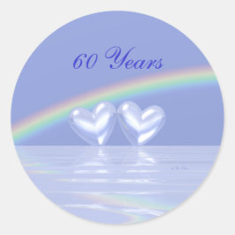 60周年記念ダイヤモンドハート ラウンドシール