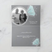 60周年記念ダイヤモンドリング今すぐ写真 カード (内部)