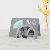 60周年記念ダイヤモンドリング今すぐ写真 カード (黄色い花)