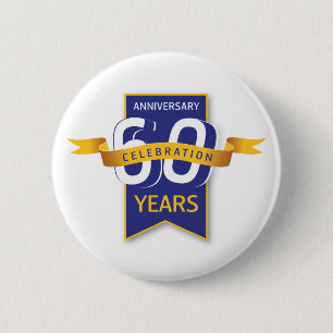 60周年記念デザイン 缶バッジ