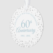 60周年記念ハートの紙吹雪 オーナメント (正面)