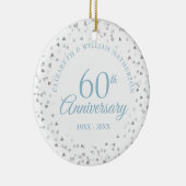 60周年記念ハートの紙吹雪 セラミックオーナメント (右)