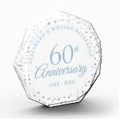 60周年記念ハートの紙吹雪 フォトブロック (左)