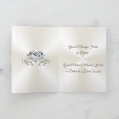 60周年記念パーソナライズされたカードひし形テーマ カード (内部)