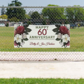 60周年記念パーティー用ハングバナー 横断幕 (インサイチュ)