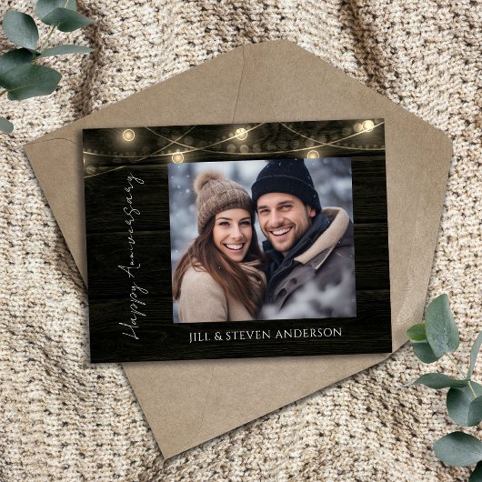 60周年記念パーティー素朴灯 エンクロージャーカード