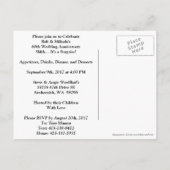 60周年記念ポストカード 特別注文 インビテーションポストカード (裏面)