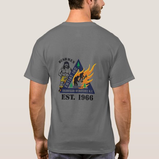 60周年記念リユニオンTシャツ グレー Tシャツ (裏面)