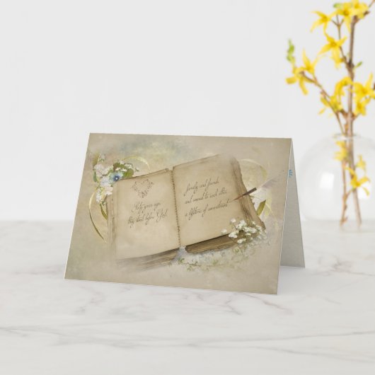 60周年記念ヴィンテージを開く カード (黄色い花)