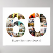 60周年記念写真モンタージュコラージュ ポスター (正面)