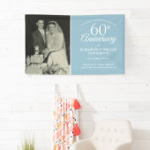 60周年記念写真結婚ダイヤモンドウェルカム 横断幕 (インサイチュ)