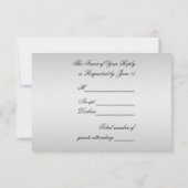 60周年記念写真結婚RSVPカード 出欠カード (裏面)