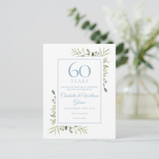 60周年記念日緑を救う ポストカード (スタンド正面)