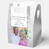 60周年記念結婚お祝いアイディアダイヤモンド フェイバーボックス (オープン)