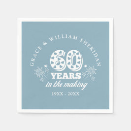 60周年記念結婚に スタンダードカクテルナプキン