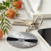 60周年記念結婚キーチェーン キーホルダー (側面)