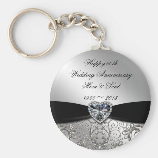 60周年記念結婚キーチェーン キーホルダー (正面)