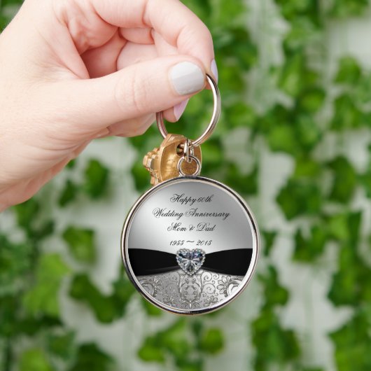 60周年記念結婚キーチェーン キーホルダー (手)