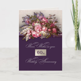 60周年記念結婚グリーティングカード カード