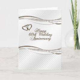 60周年記念結婚グリーティングカード カード