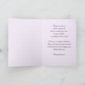 60周年記念結婚グリーティングカード カード (内部)