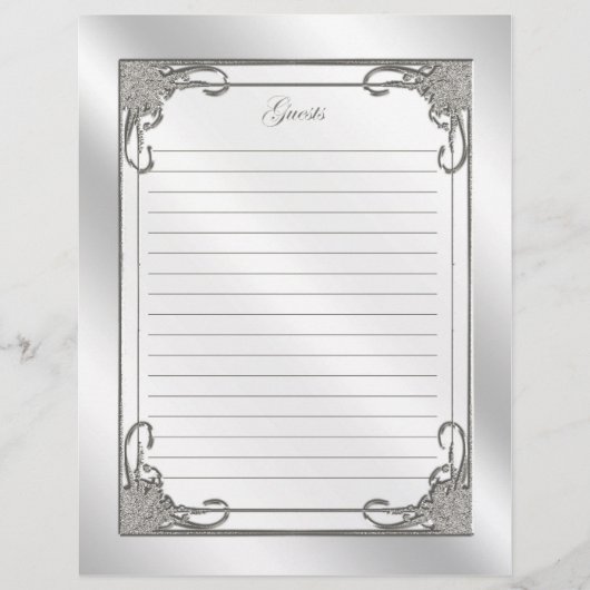 60周年記念結婚ゲストリスト (正面)