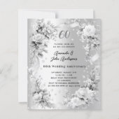 60周年記念結婚ダイヤモンドシルバー招待 (正面)