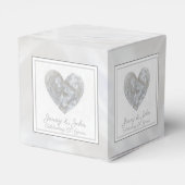 60周年記念結婚ダイヤモンドハート フェイバーボックス (裏面サイド)